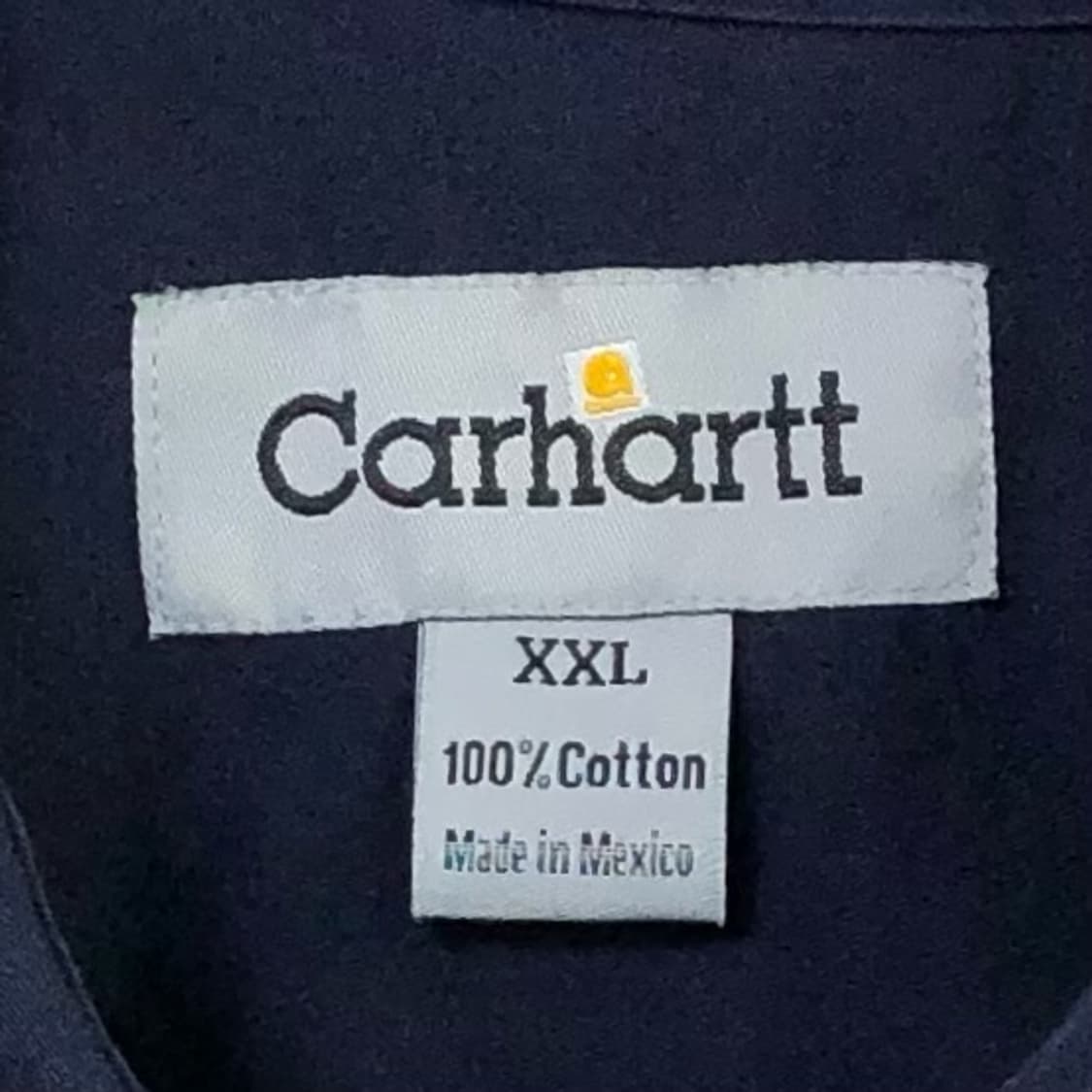Xxl 칼하트 네이비 워크 셔츠 상품이미지3