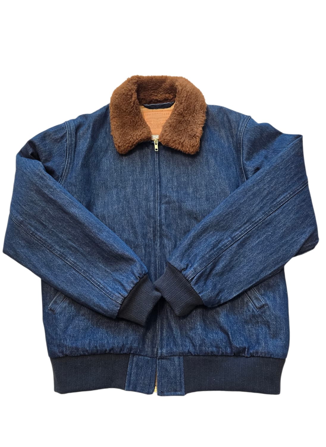 새상품급) 리바이스 데님 베이 스트릿 봄버 쉐르파 자켓 상품이미지1
