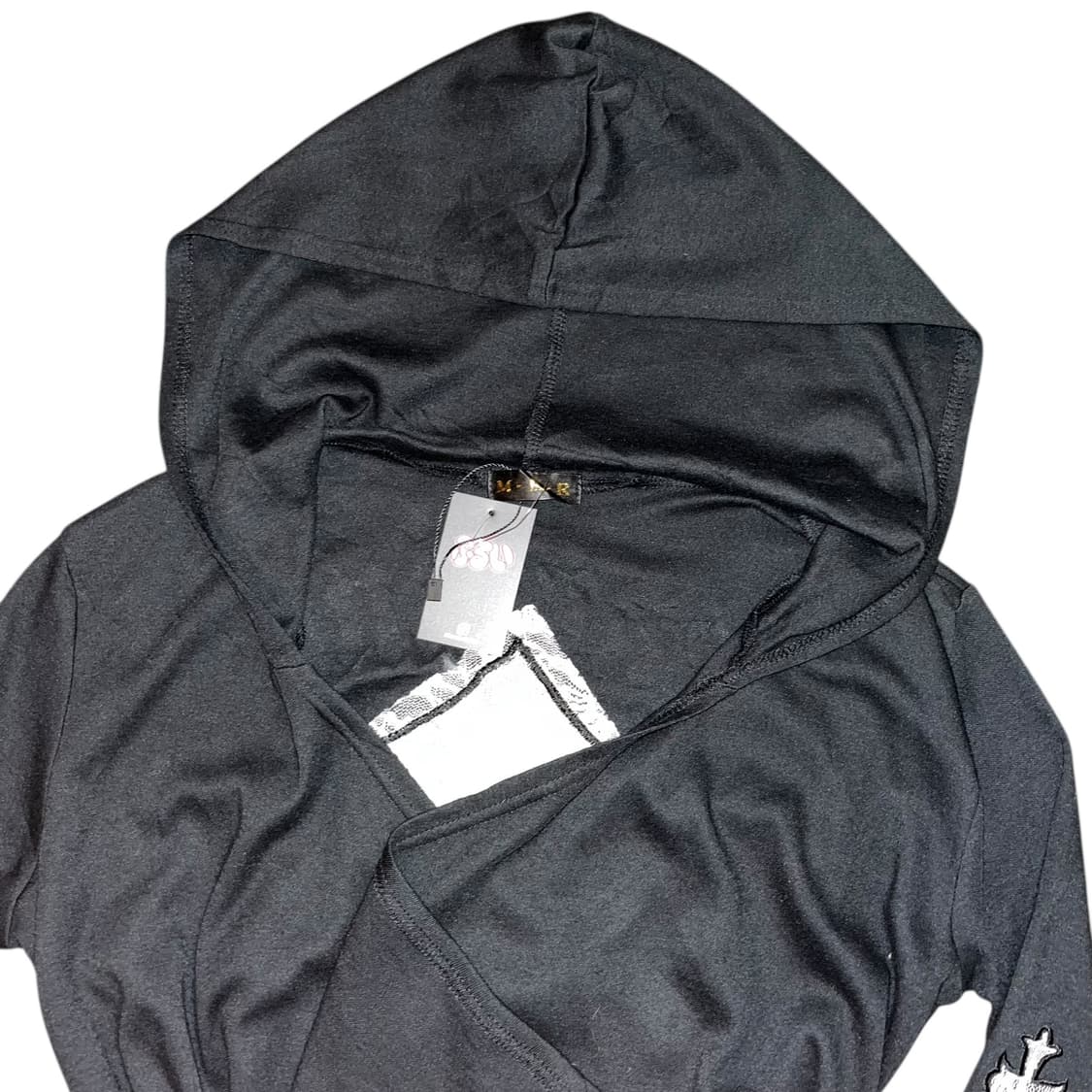 MKR 엠케이알 레이스 십자가 후드 가디건 펑크갸루y2k 상품이미지5