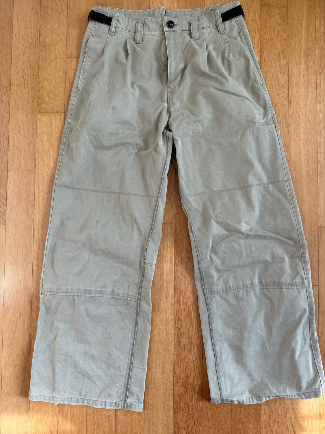 폴리테루 사이드 집 고시마 팬츠 베이지 3 사이즈 상품이미지1