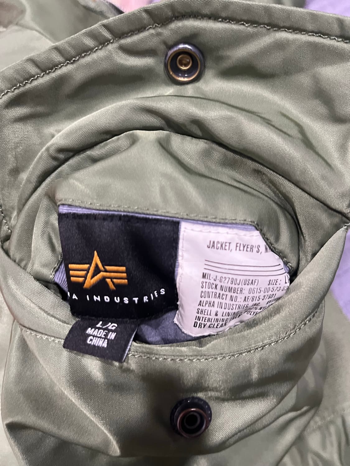 알파 인더스트리 ma-1 상품이미지4