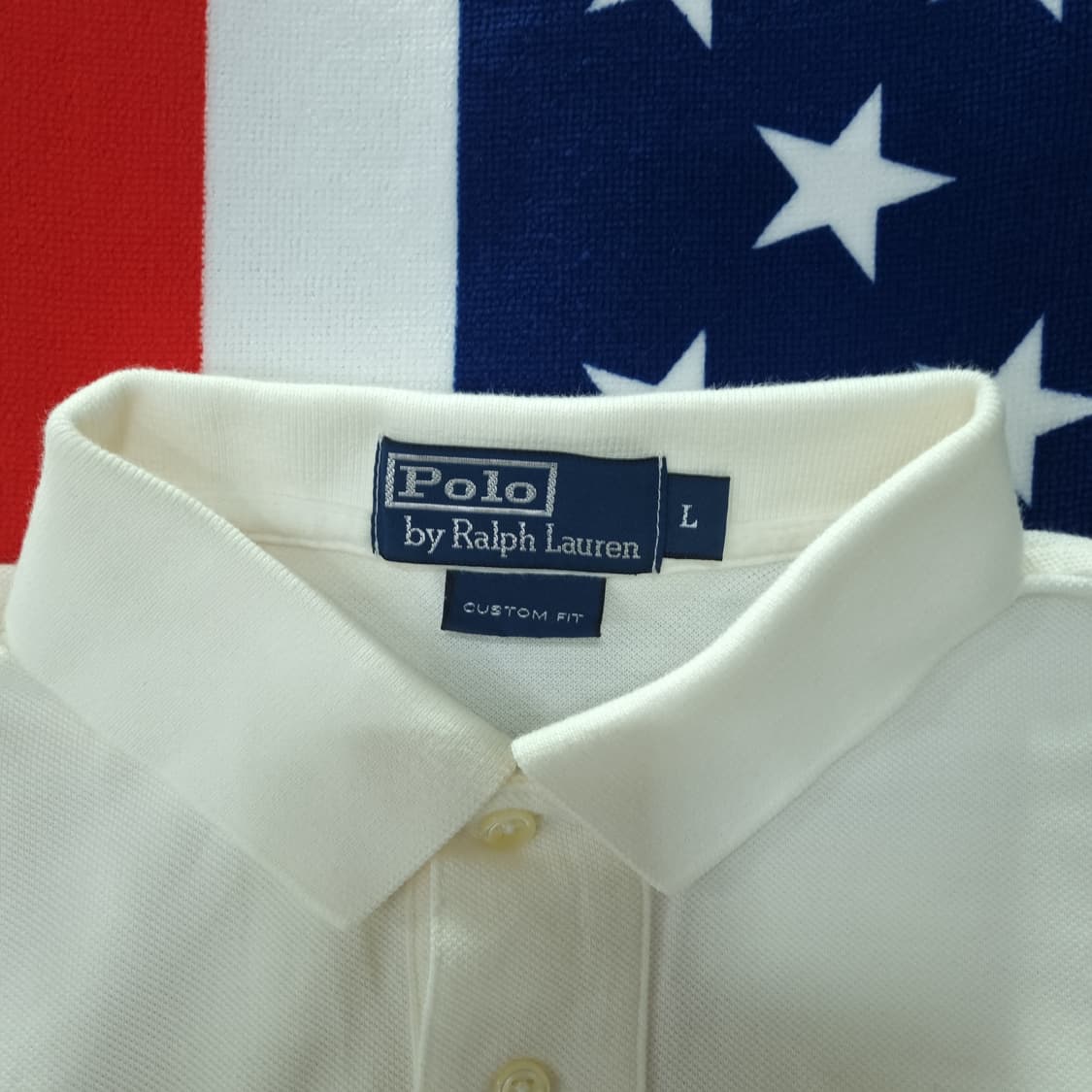 폴로 랄프로렌 빅포니 화이트 긴팔 폴로티 상품이미지3