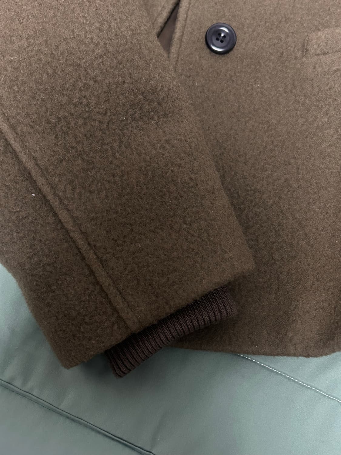 다이애그널 울코트 스타디움 점퍼 브라운 상품이미지5