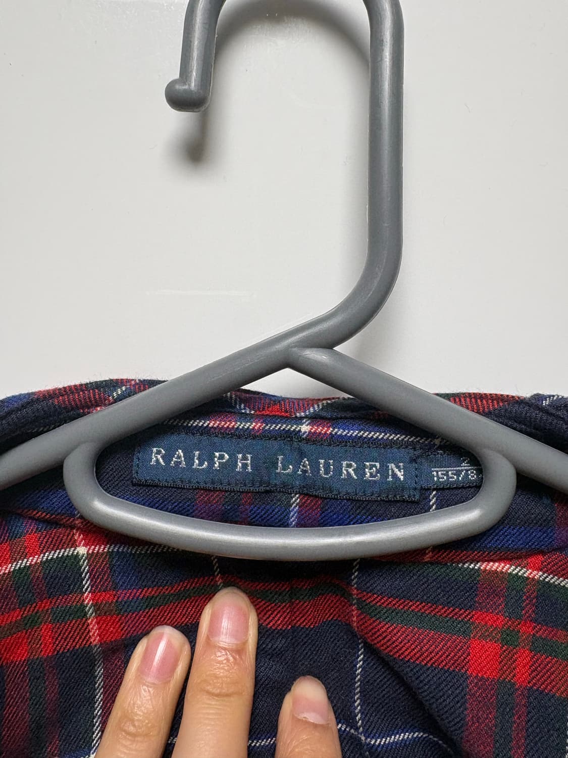 랄프로렌 체크 슬리브리스 상품이미지4