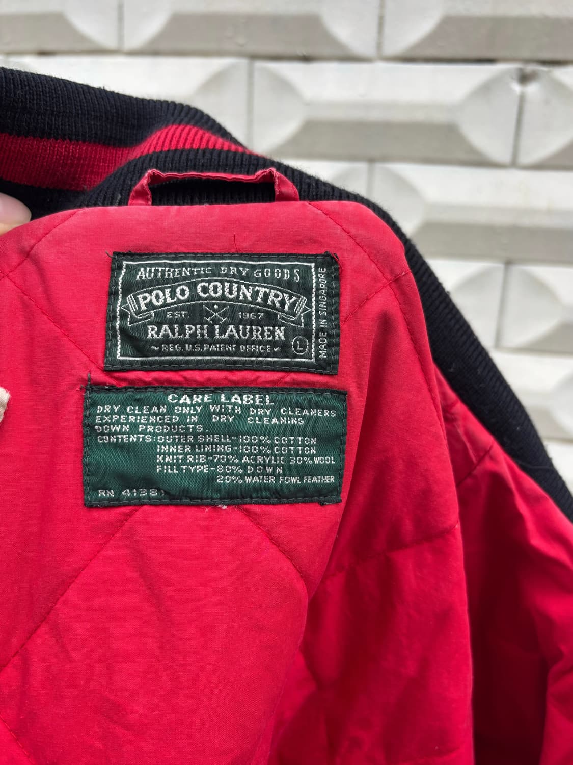 90s Polo Country bomber jacket 상품이미지3