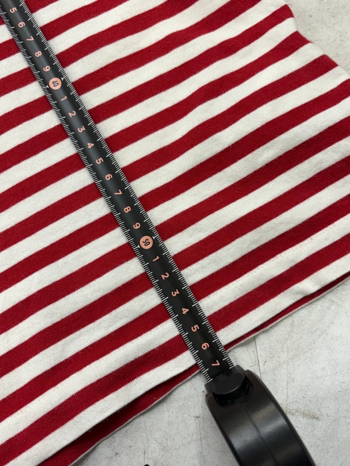 꼼데가르송 플레이 레드하트 스트라이프 티 상품이미지9