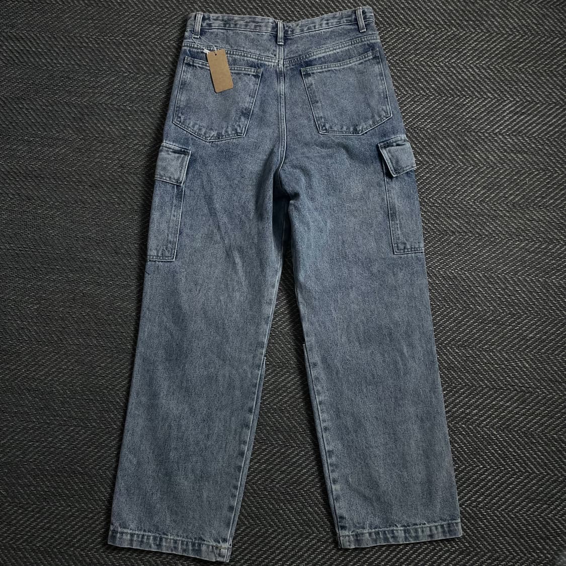 ESN 빈티지 워시드 유틸리티 데님 카고 팬츠o 4733 상품이미지4