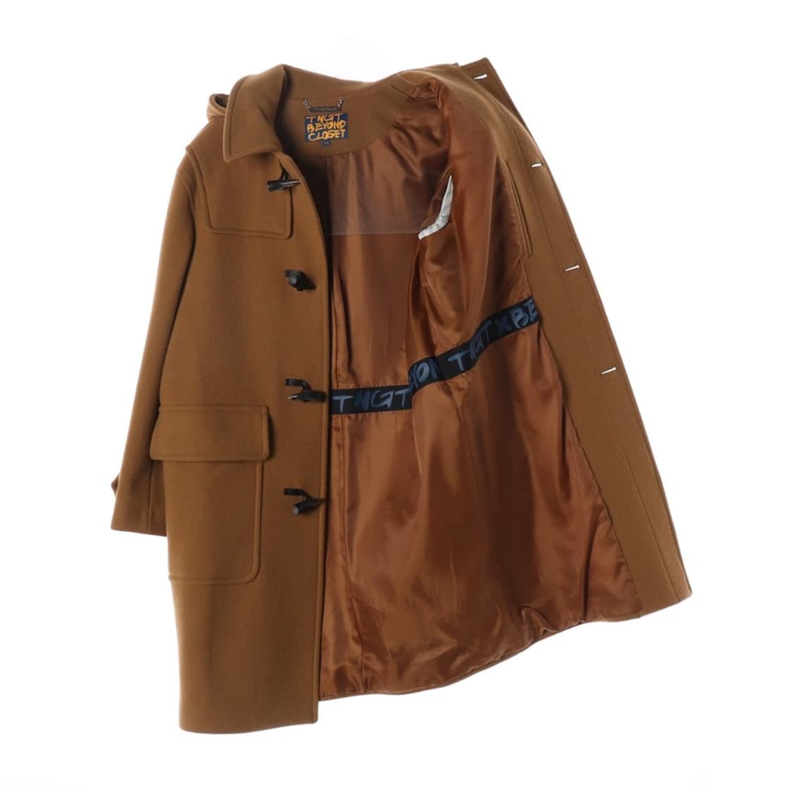 TNGT X 비욘드클로젯 콜라보 울 블렌드 더플 코트 카멜 L 상품이미지2