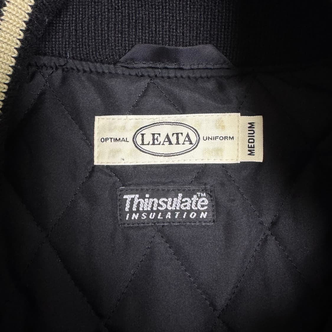 리타 LEATA 레더스타디움 바시티 자켓 M 상품이미지3