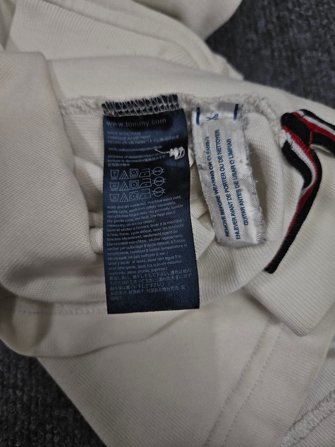 타미힐피거 럭비 폴로 셔츠 급처 상품이미지4