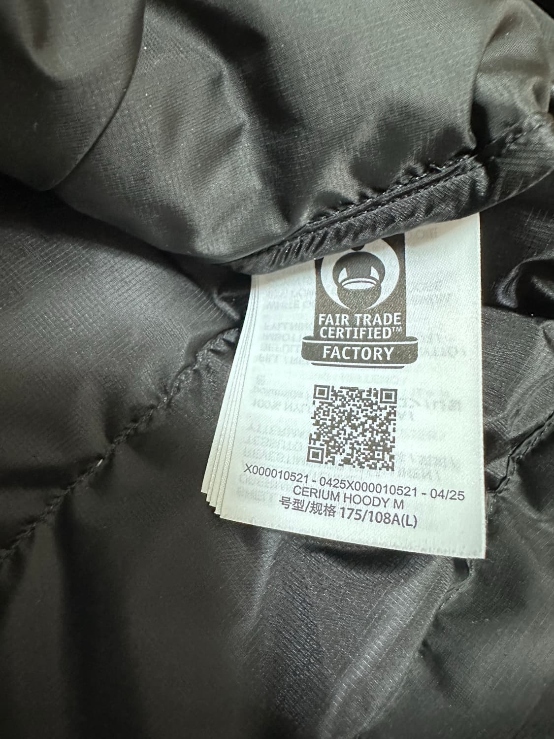 L 아크테릭스 세륨 후디 블랙 상품이미지3