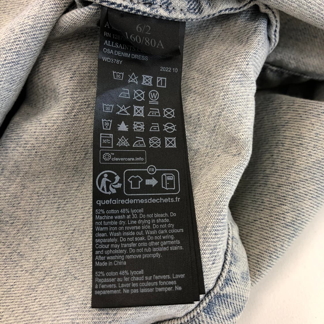 올세인츠 OSA 데님 원피스 55 상품이미지6