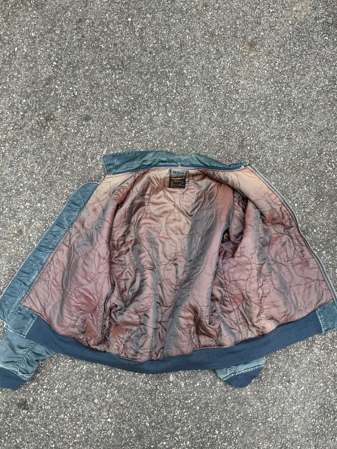 휴스턴 INC B-15 복각 플라이트 자켓 상품이미지4