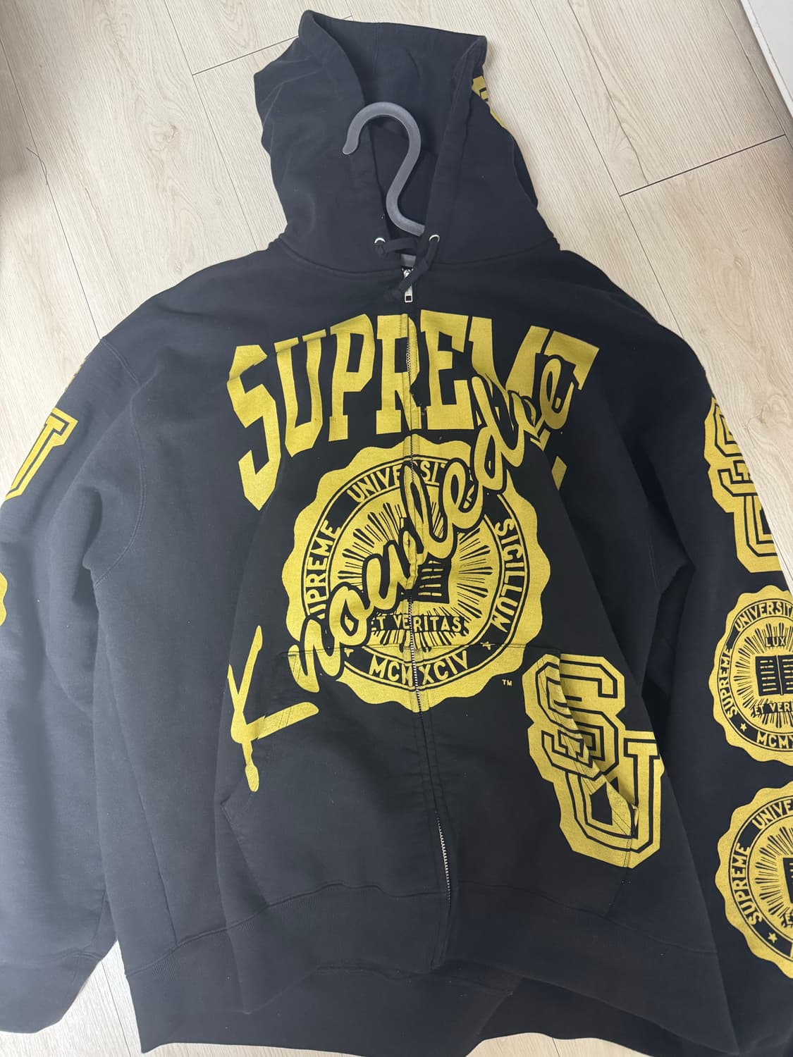 슈프림 널리지 후드집업 xxl 상품이미지1