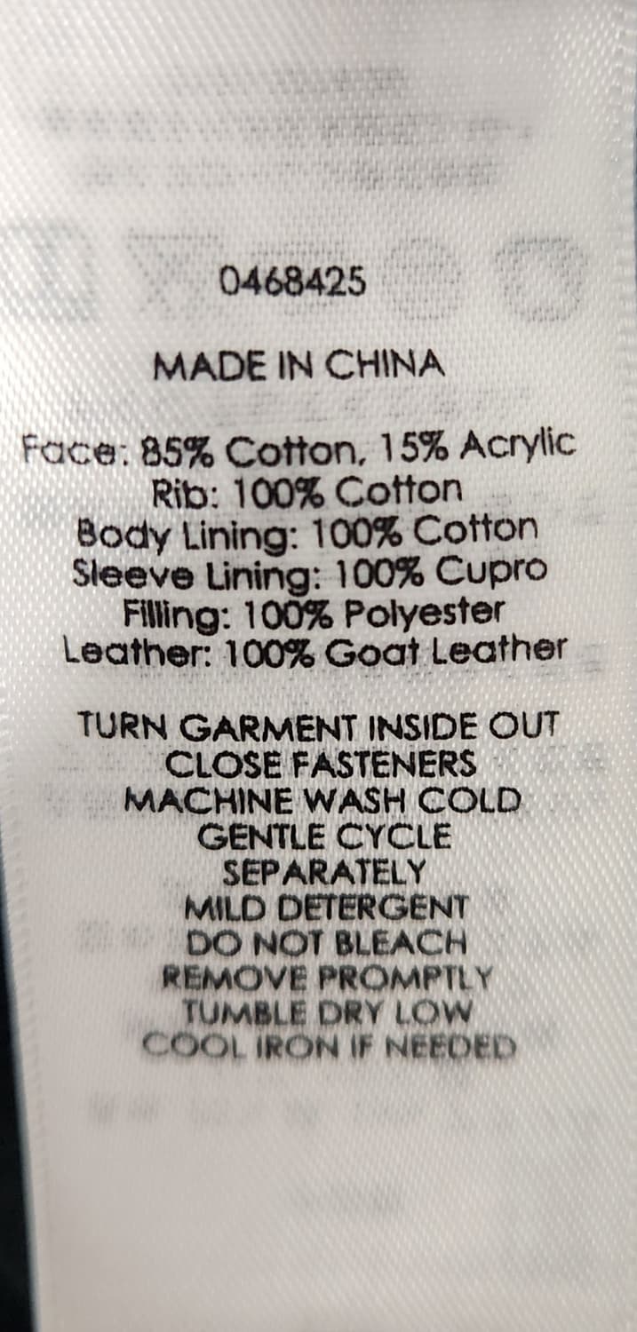 폴로 랄프로렌 코튼 퀼팅 봄버 자켓 M 상품이미지6