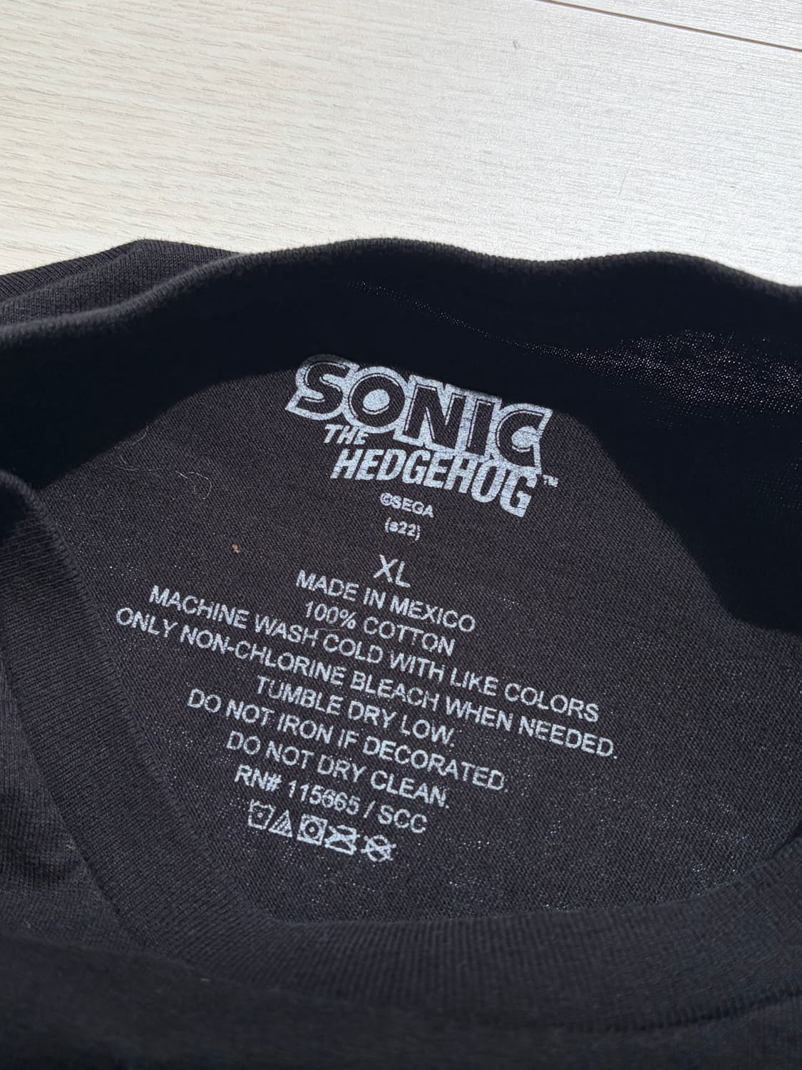 아메리칸 빈티지 소닉 더 헤지혹 3 오피셜 반팔 XL (105)  상품이미지5