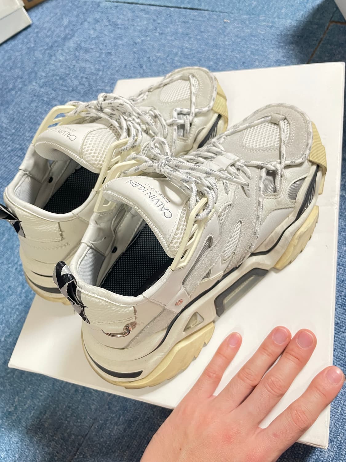 캘빈클라인 x 라프시몬스 스트라이크 205w39nyc 화이트 (41) 상품이미지4