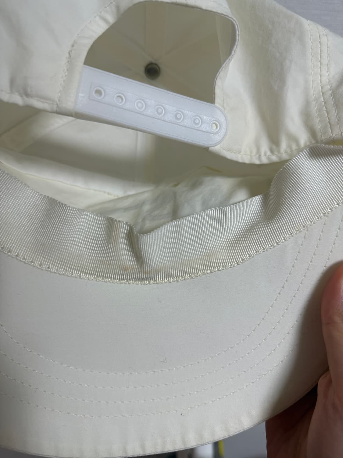 퍼블릭파머시 빅로고 볼캡 화이트 상품이미지3