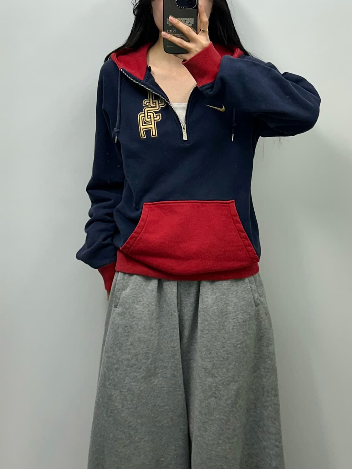 나이키 usa 미국 반집업 후드티 상품이미지1