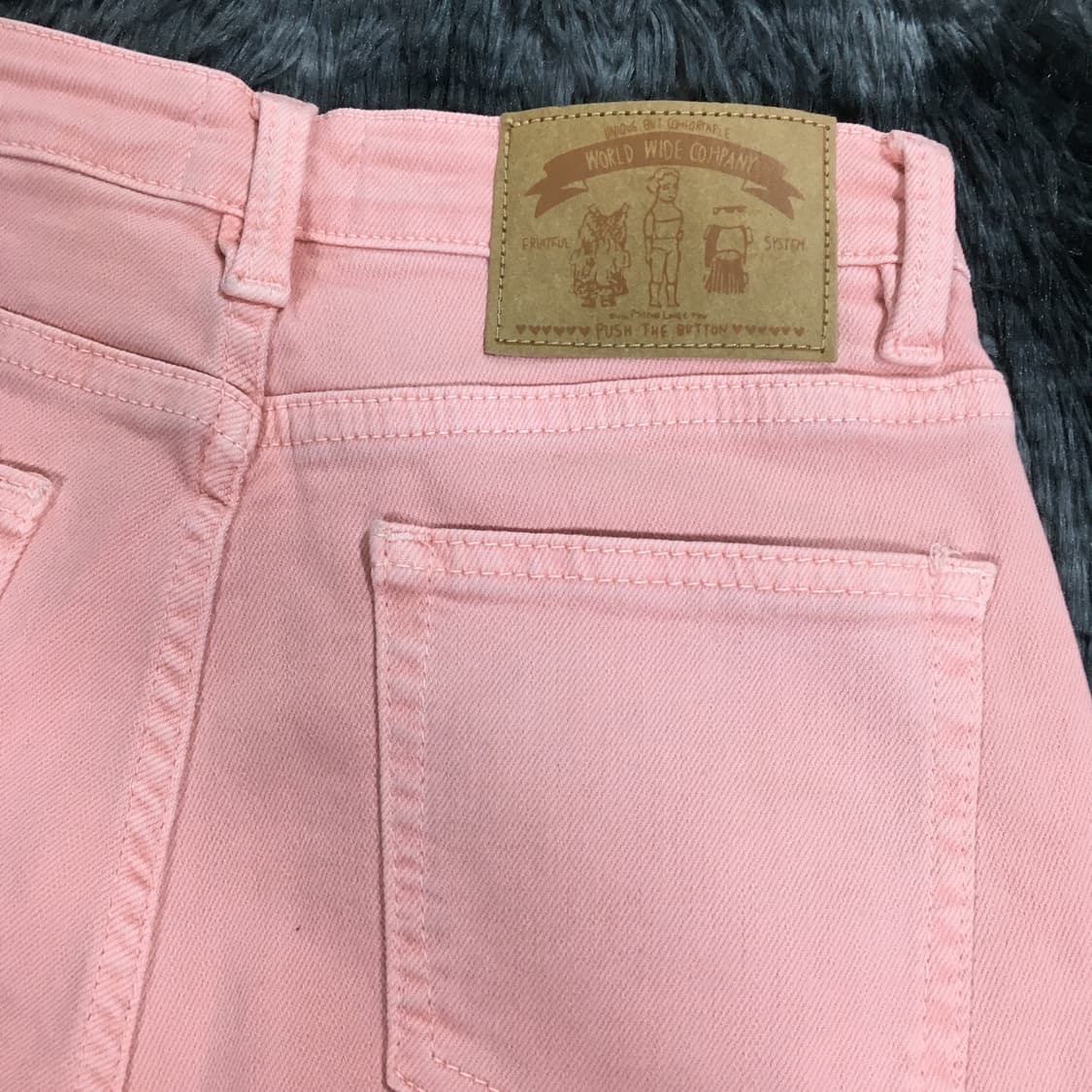 투티/A4 Acne studios 분홍 핑크 면바지 팬츠 여성 26 상품이미지5