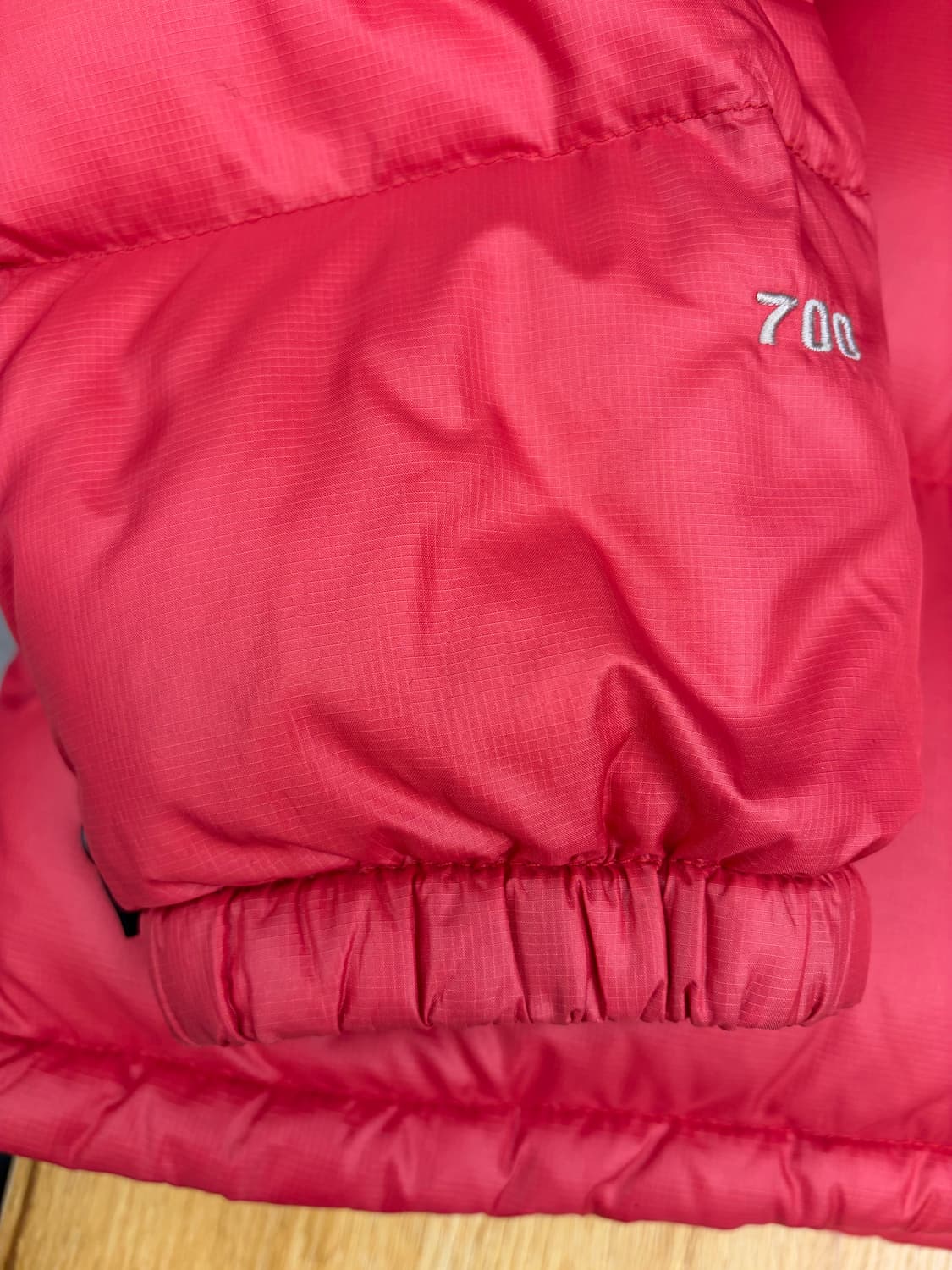 [XL]노스페이스 700 눕시 패딩 레드/블랙 상품이미지3