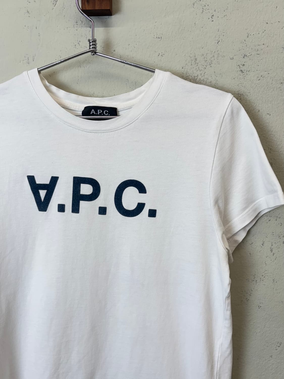 A.P.C. 아페쎄 로고 반팔 티셔츠 화이트 상품이미지2