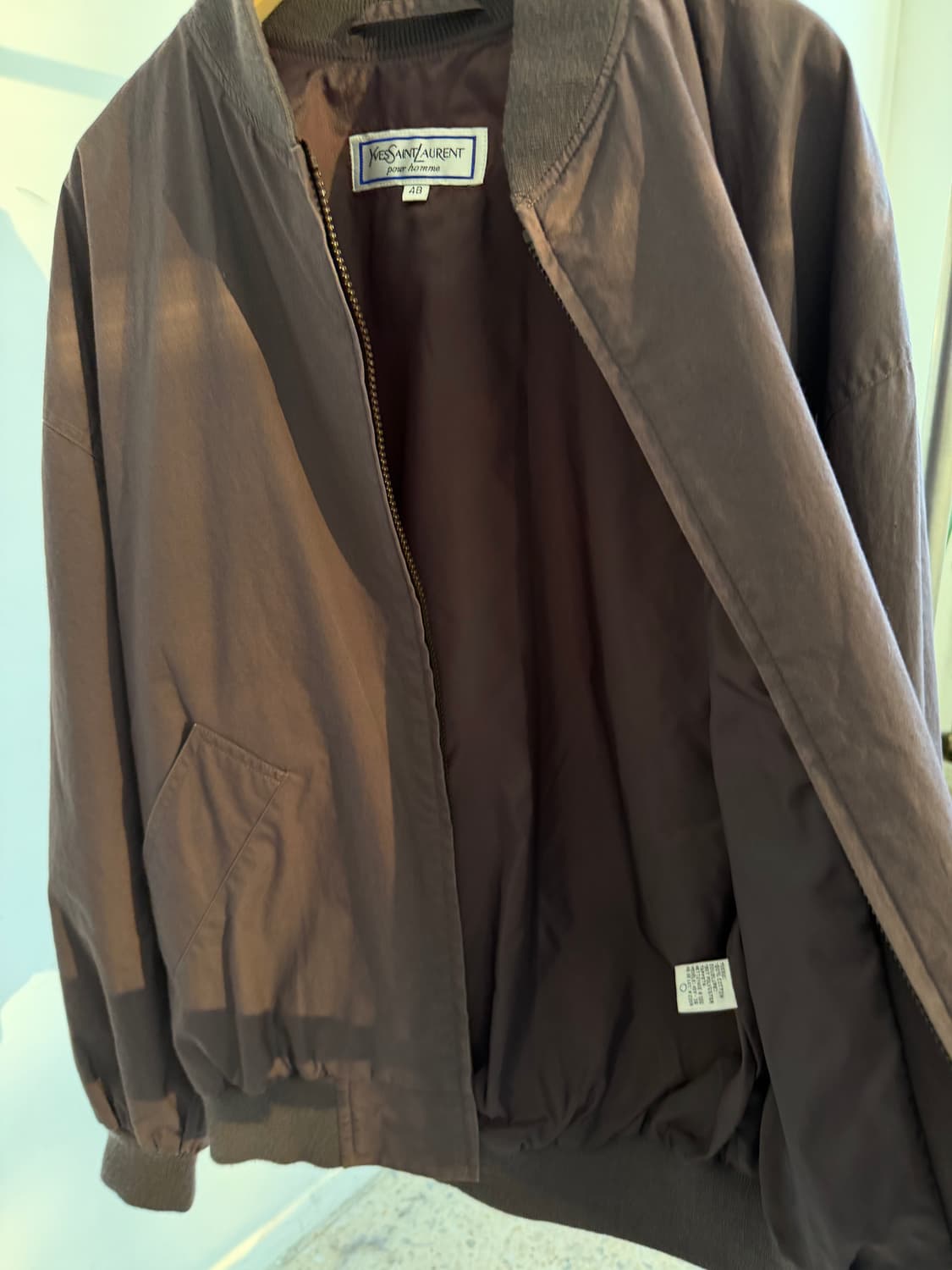 80-90s 생로랑 봄버 자켓 상품이미지7