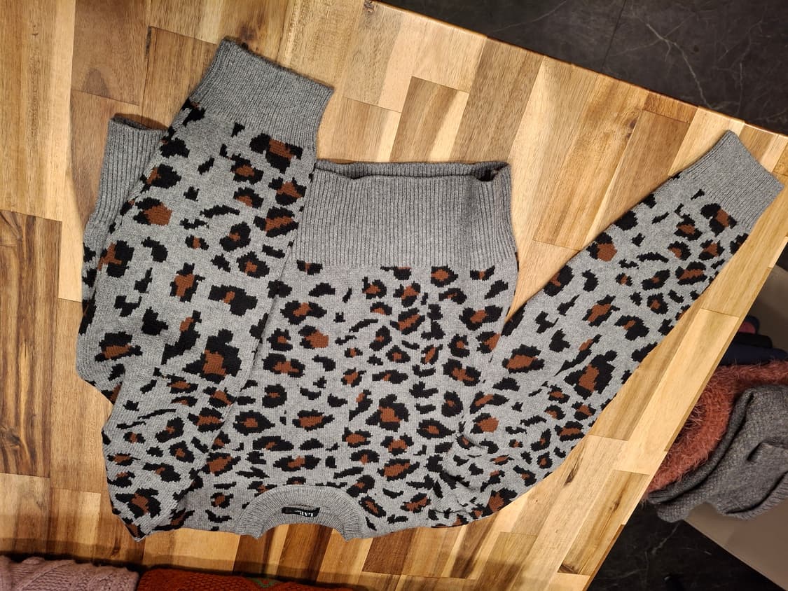 (마지막특가) LAP 레오파드 패턴 니트 스웨터 새상품 상품이미지1