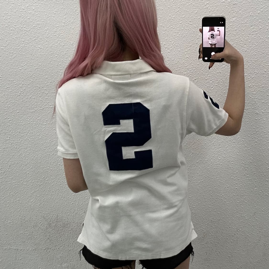 폴로 랄프로렌빅포니 스페인 화이트 카라반팔 L 상품이미지2