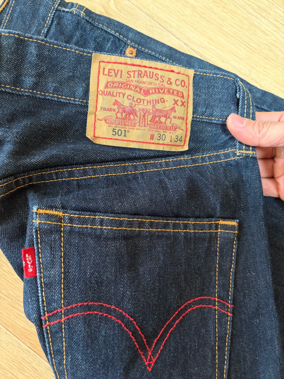 리바이스 레어 패턴 청바지 (30사이즈) 상품이미지3