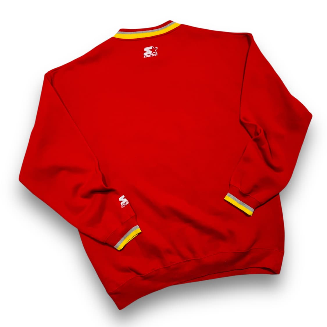 스타터 90s NFL 캔자스시티 치프스 올드스쿨 레드 맨투맨 상품이미지4