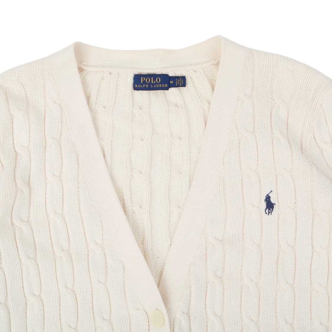 폴로 랄프로렌 아이보리 케이블 니트 가디건 상품이미지2
