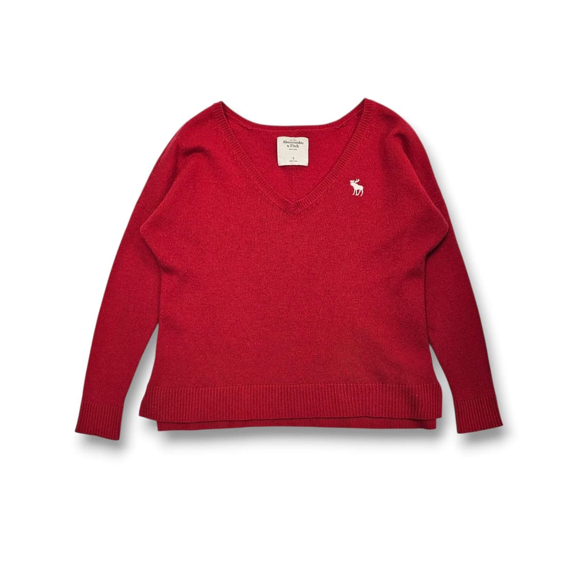 S Abercrombie & Fitch 브이넥 니트 스웨터 상품이미지3