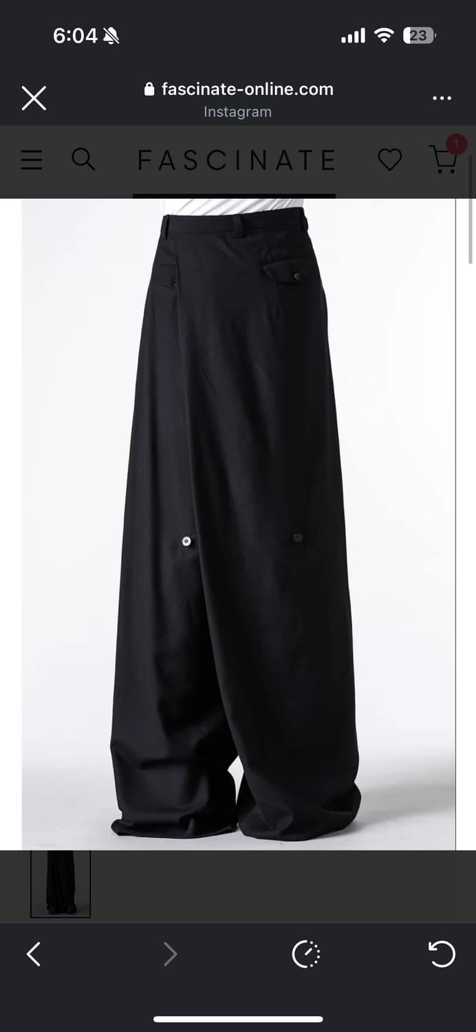 Julius 25aw crepe pants 상품이미지2