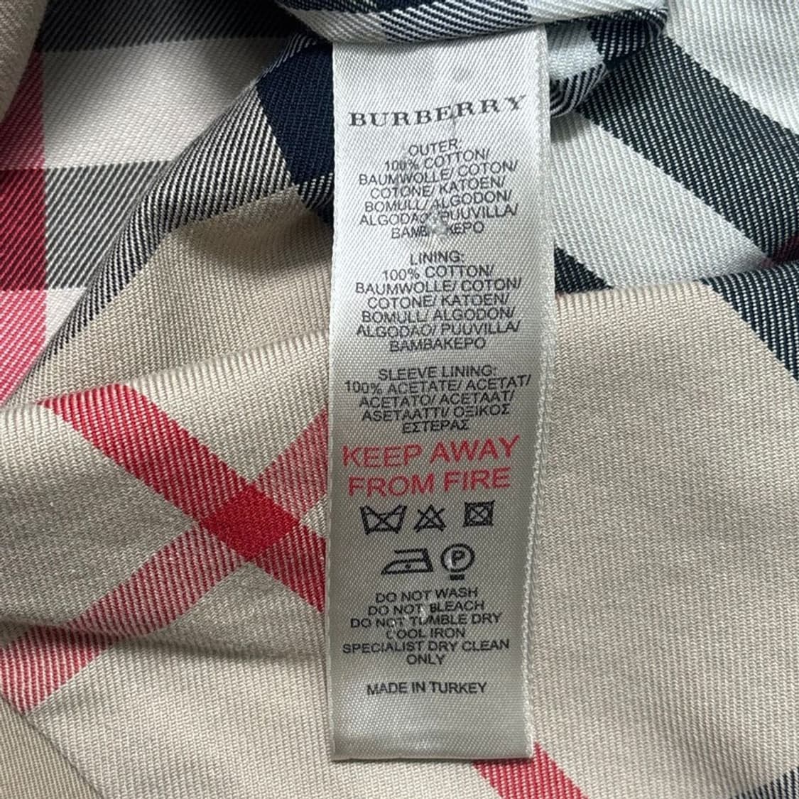 BURBERRY 걸즈 트렌치 코트 베이지 상품이미지6