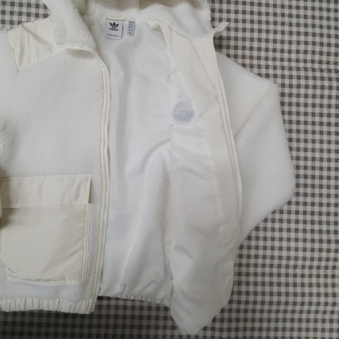 아디다스 쉬르파 간절기 플리츠 후드집업 남자95 상품이미지6