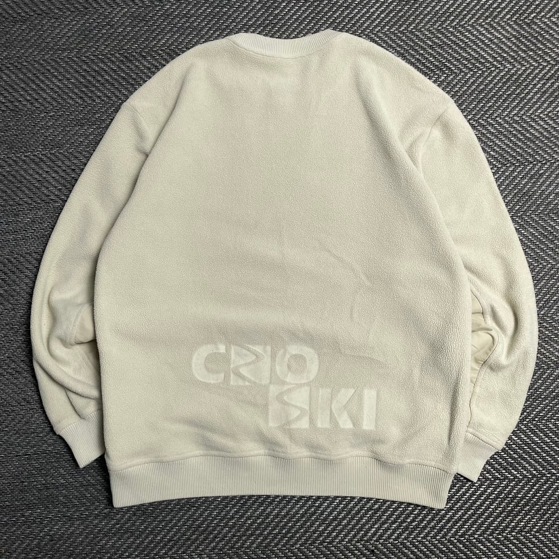 미즈노 CRO SKI 플리스 맨투맨 아이보리o 5344 상품이미지5