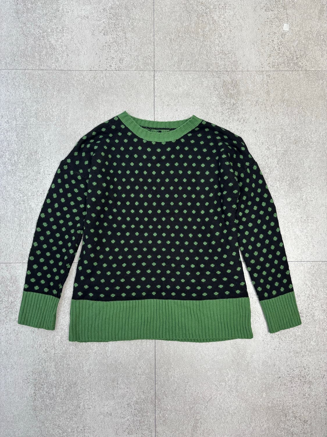 그린 도트 풀오버 상품이미지1