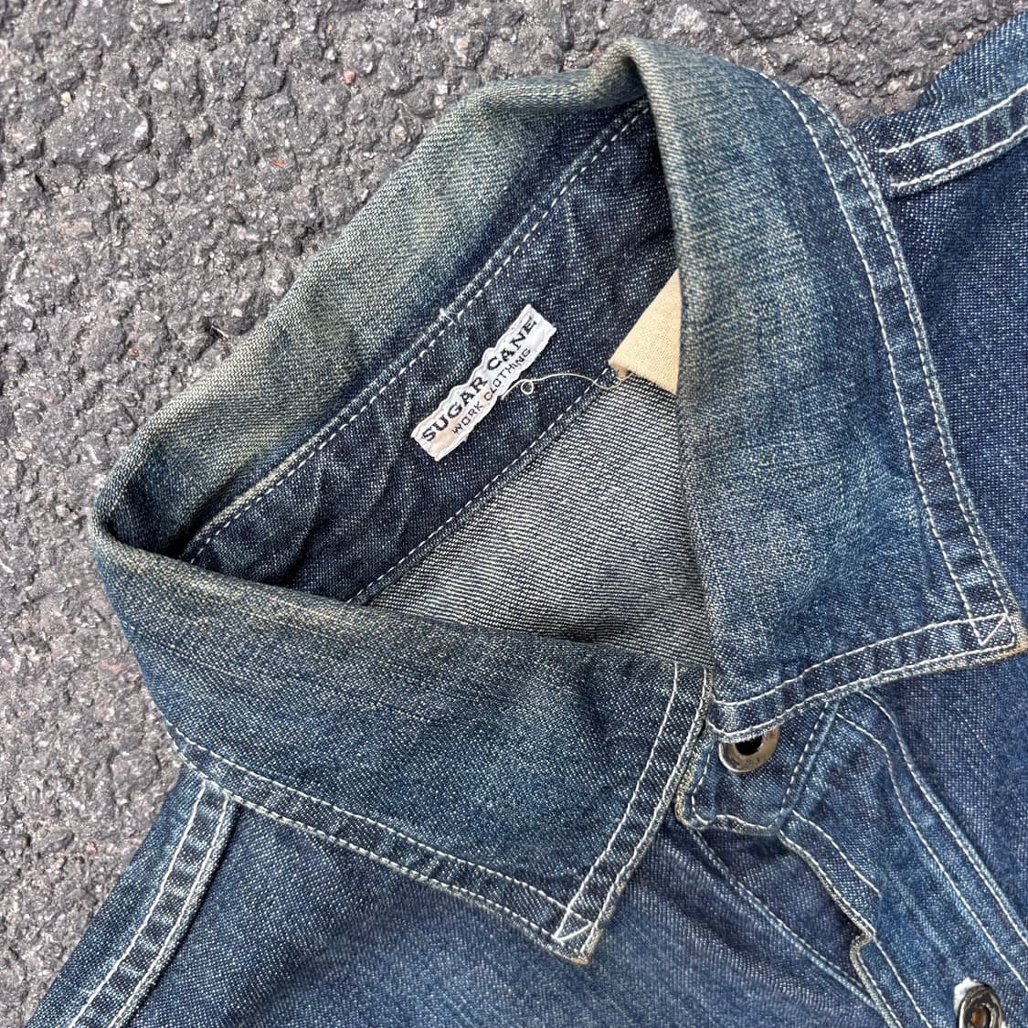 일본 슈가케인 풀오버 셔츠 상품이미지3