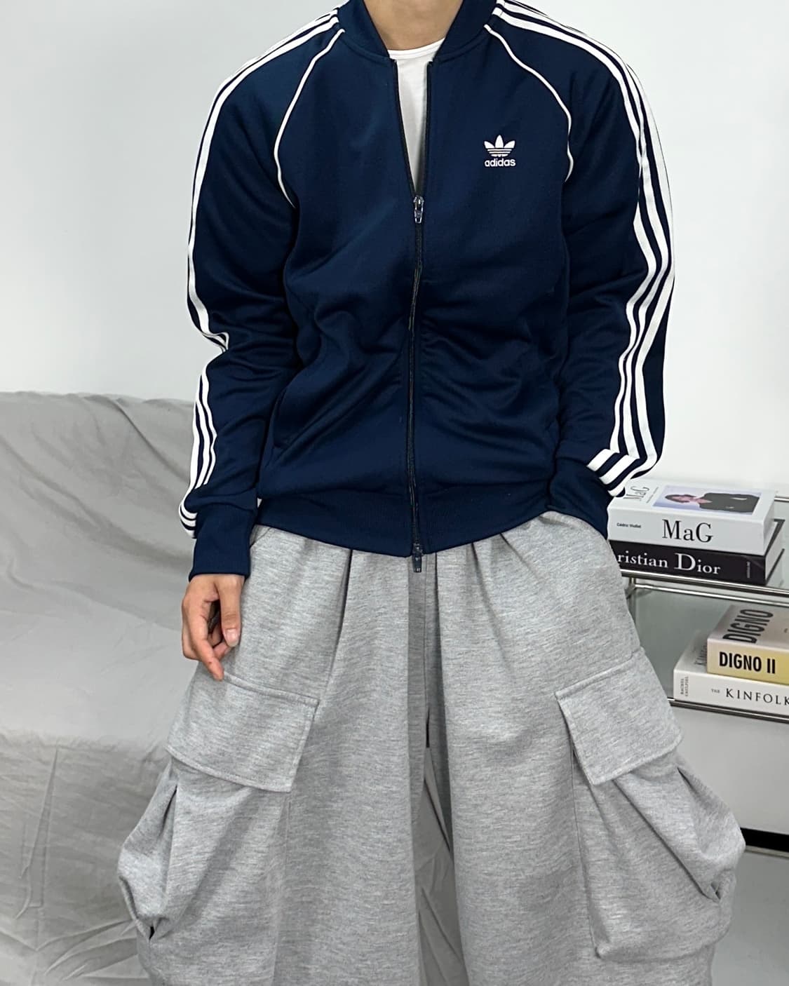 아디다스 슈퍼스타 트랙탑 져지 L  상품이미지2