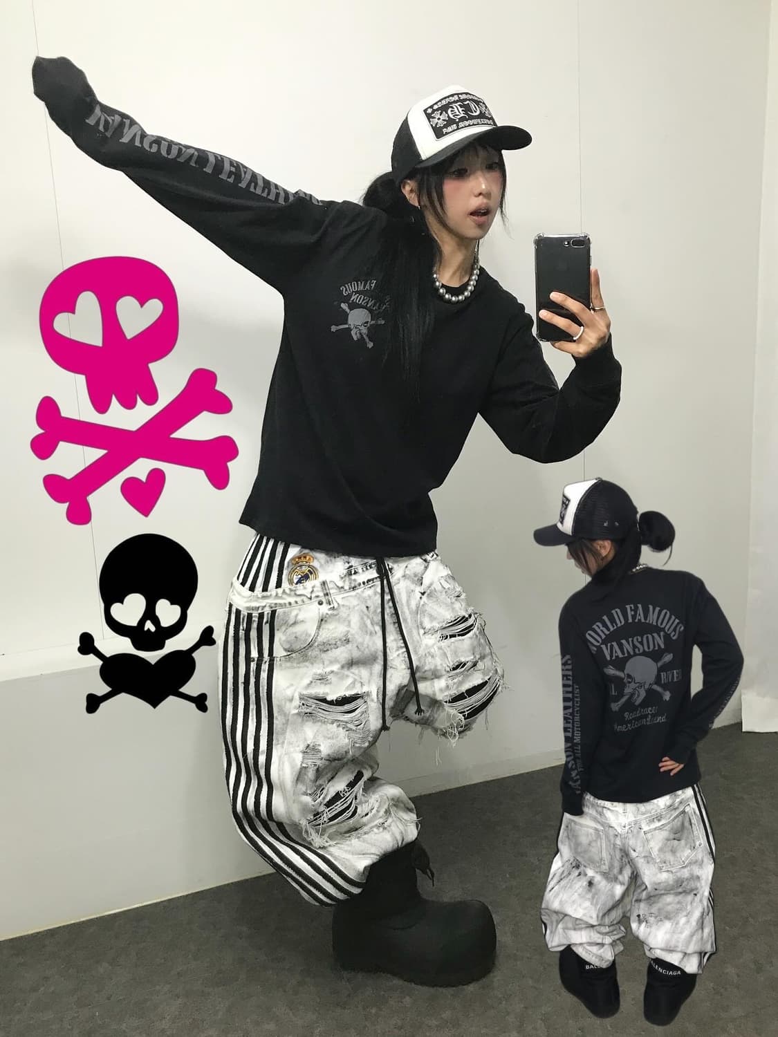 Vanson Leathers Printing L/S 상품이미지1