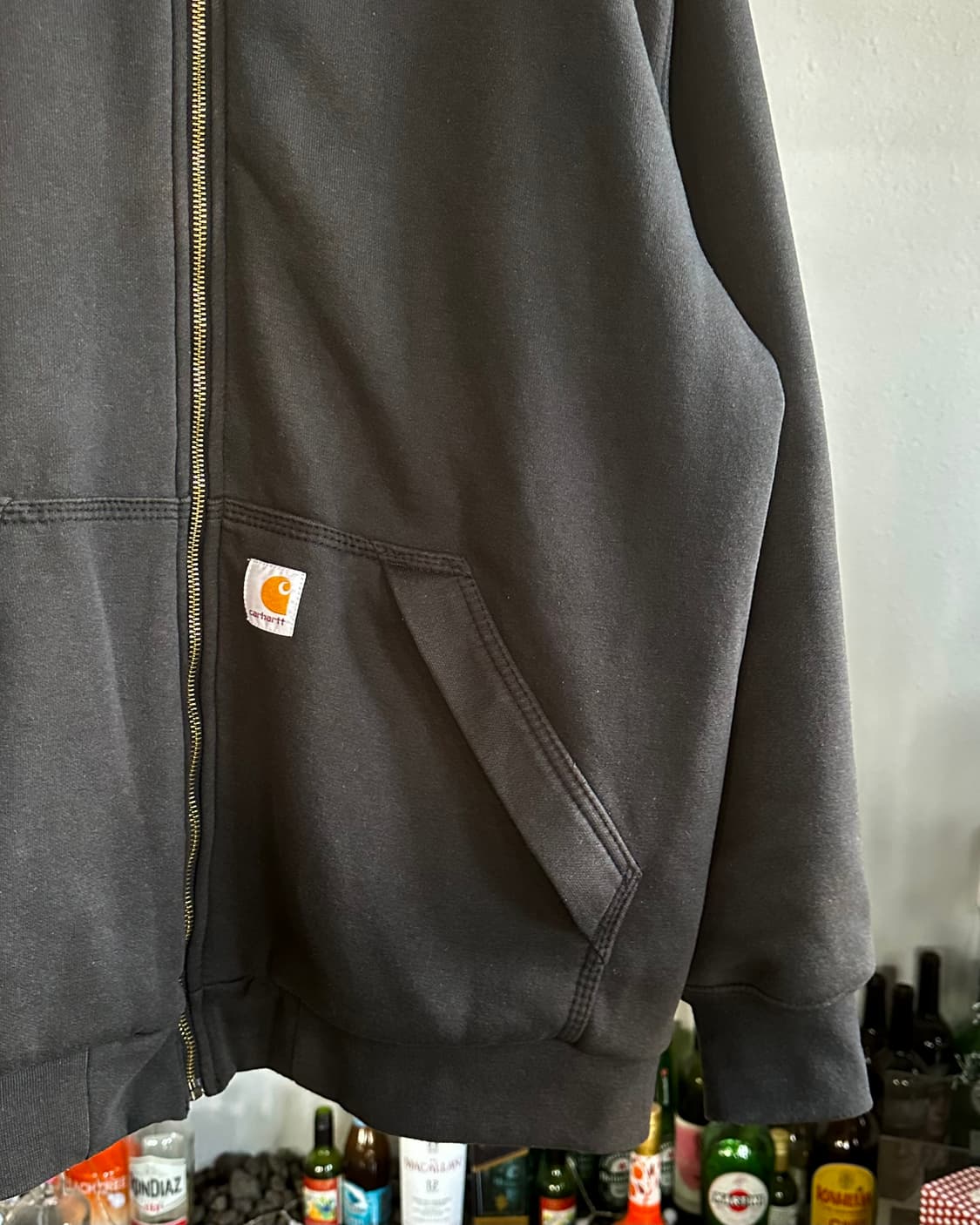 [L]칼하트 써멀 레인디펜더 루즈핏 후드집업 상품이미지6