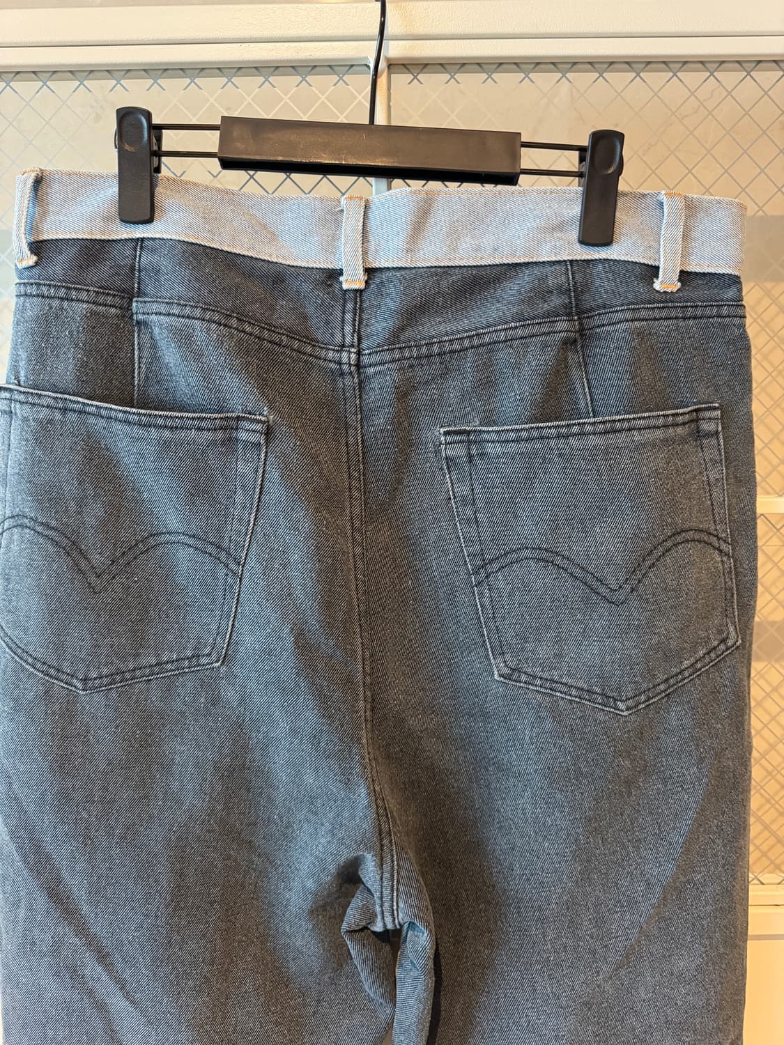 헤드메이너 투톤 와이드 데님 상품이미지3