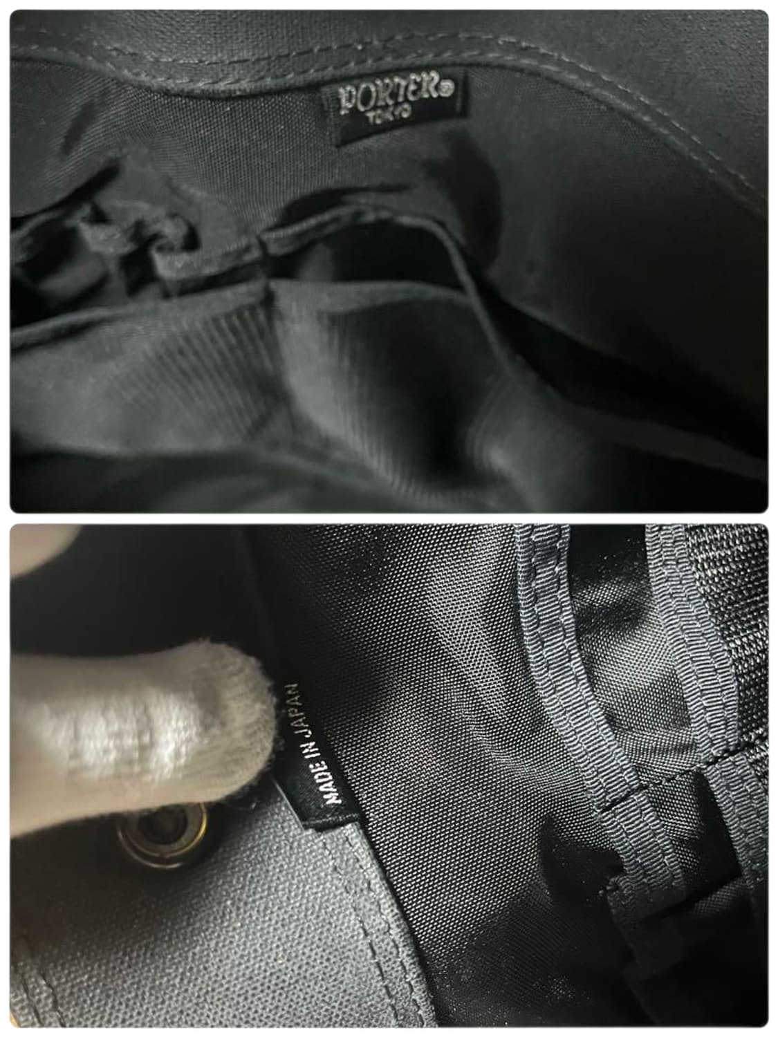 요시다 포터 코팅 캔버스 레더 토트백 상품이미지10