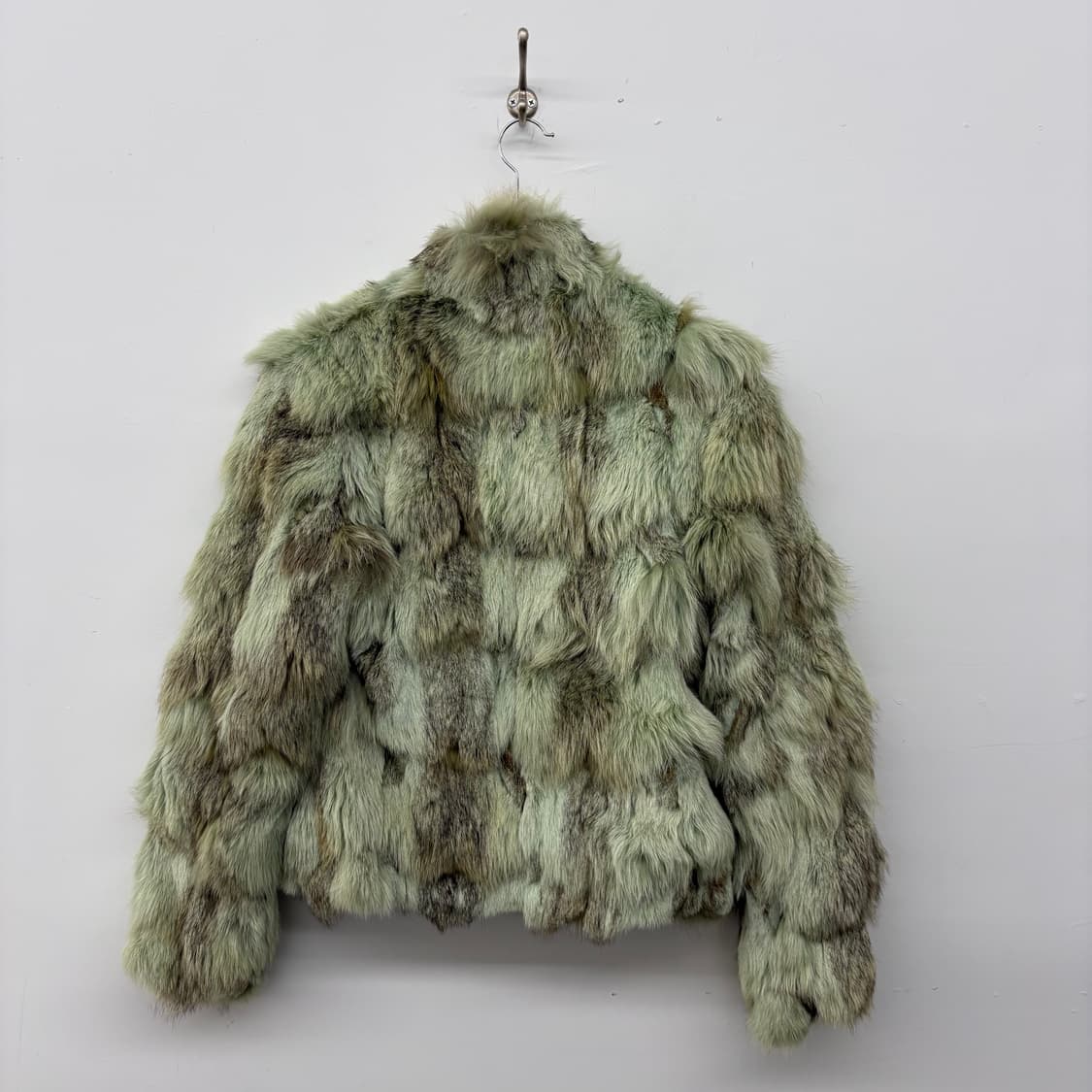 천연 여우털 숏 자켓 여/M 상품이미지5