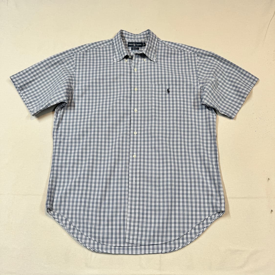 L) 폴로 랄프로렌 원포켓 체크 반팔 셔츠 상품이미지1