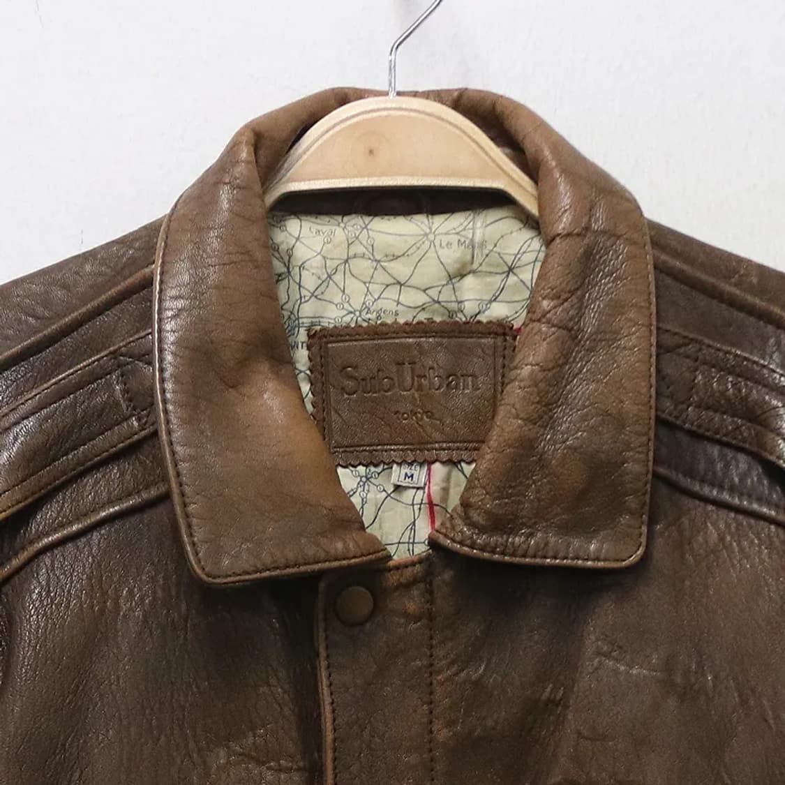 90'S SUB URBAN A-2 플라이트 양가죽 자켓 60236 상품이미지5