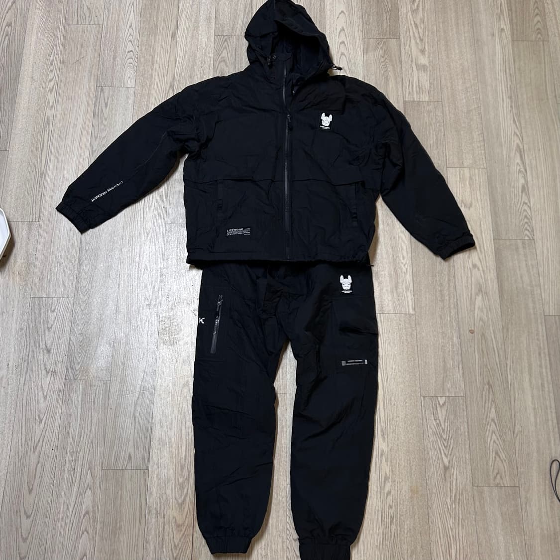 라이프워크 바스락재질 바람막이 트레이닝 세트 셋업 m 상품이미지1