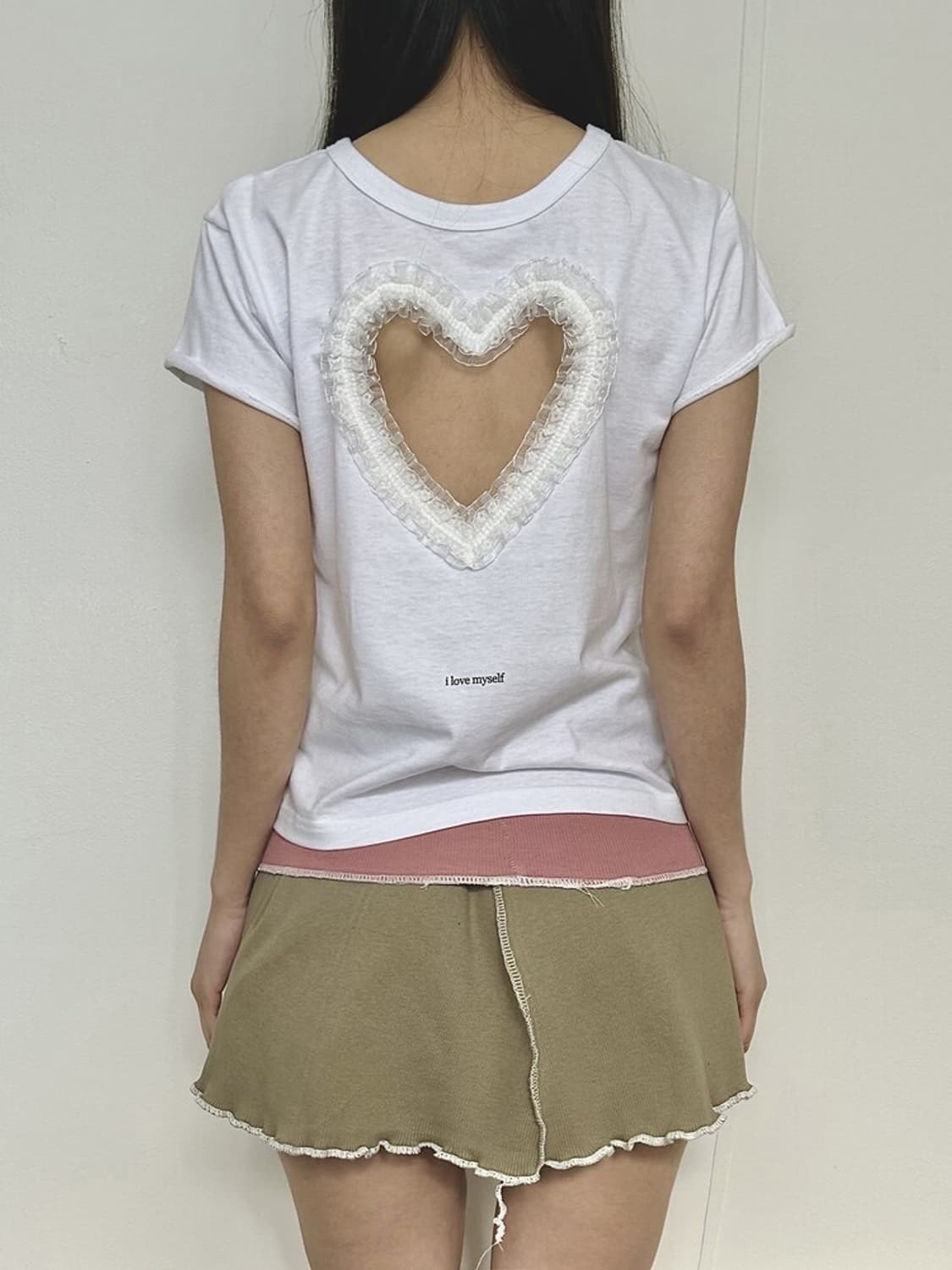 동은 Slogan Short Sleeved T-shirt, white 상품이미지6