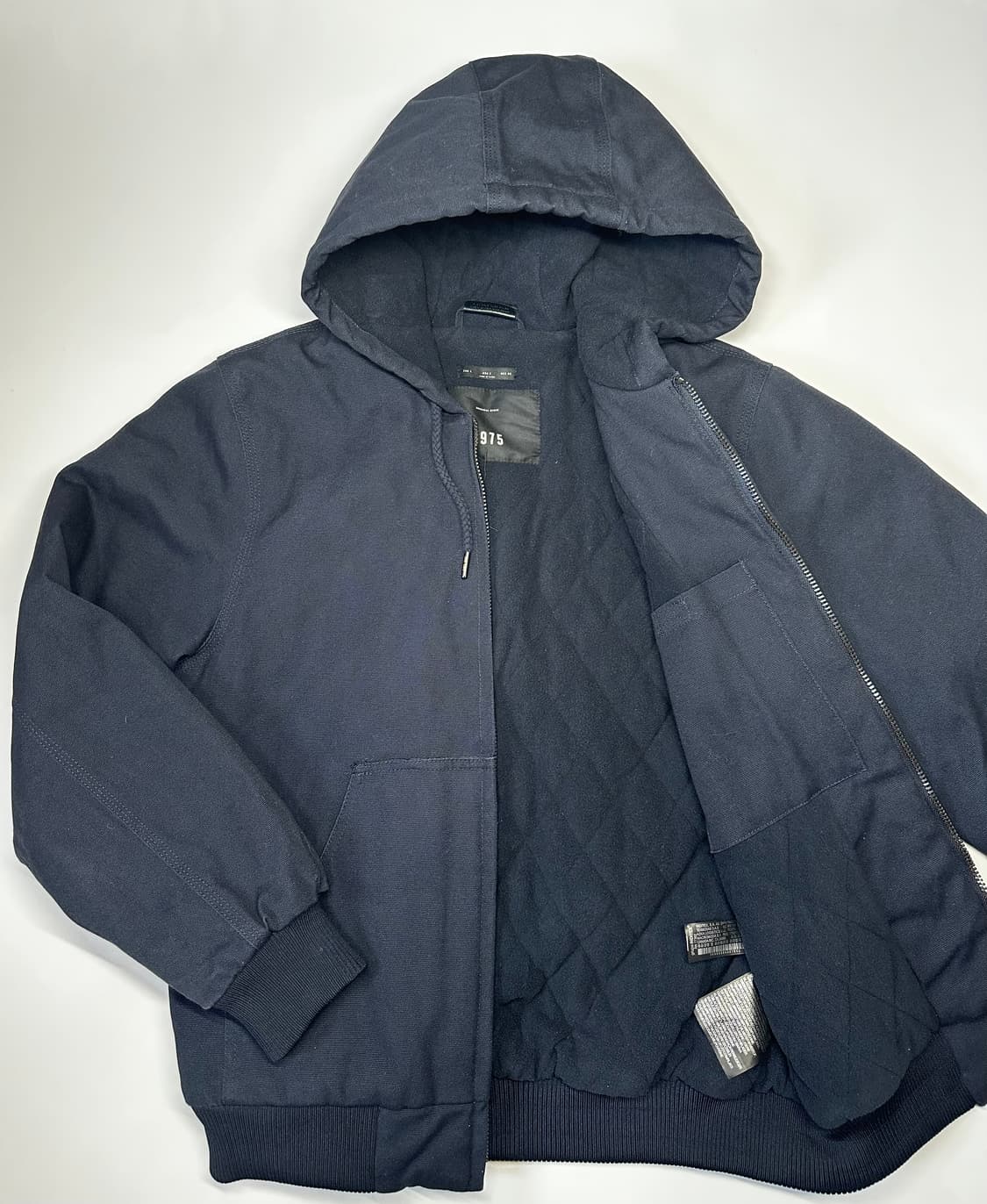 칼하트 네이비 Original denim 블랙 후드 집업 상품이미지2